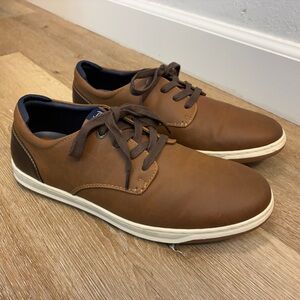 Chaps Matt Derby Men’s Brown Casual Lace Up Shoes Size 10.5 (Worn One Time)